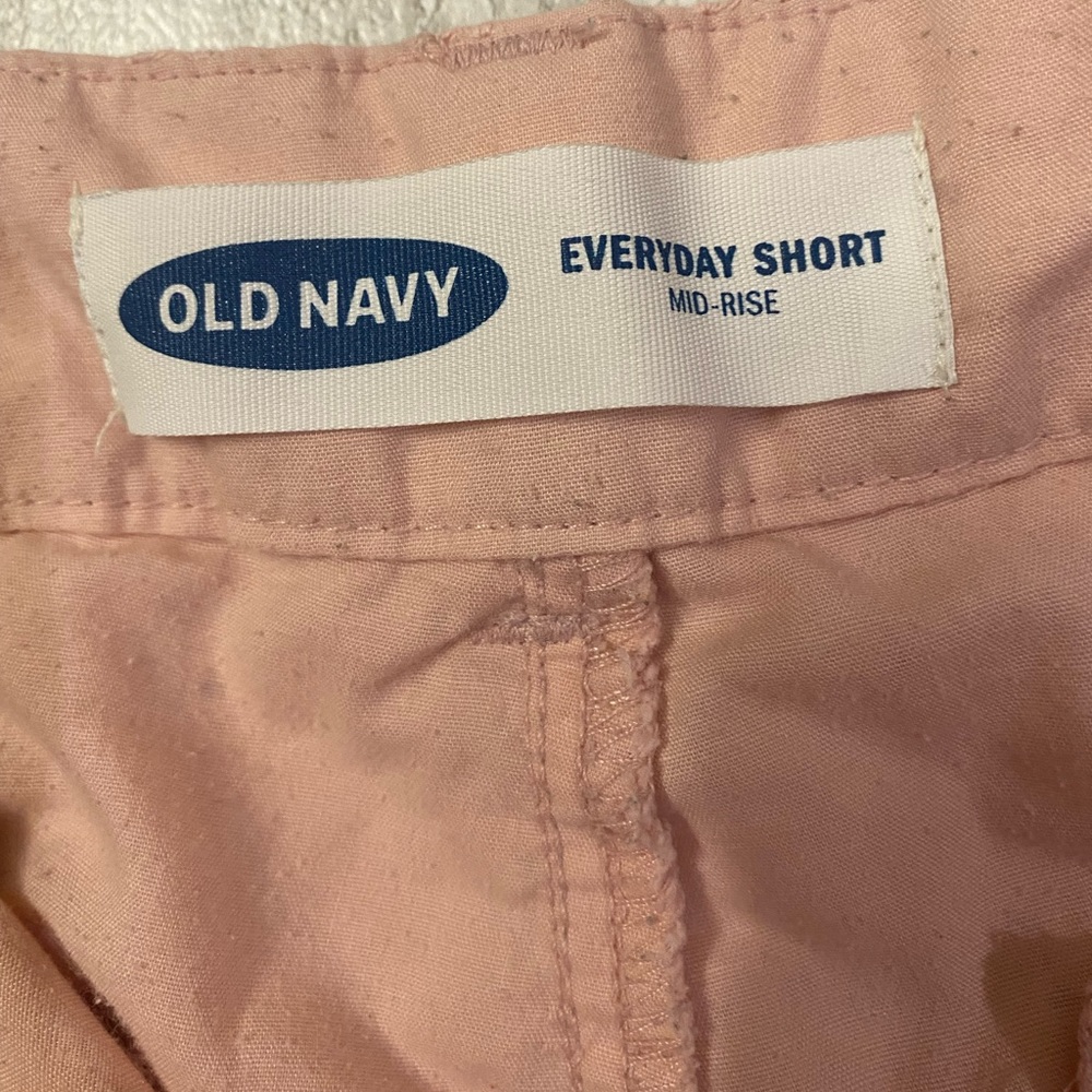 Old Navy everyday shorts, mid rise. Size 12. Color pink - Picture 3 of 4